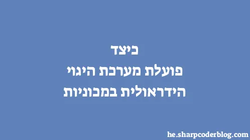 כיצד פועלת מערכת היגוי הידראולית במכוניות - Thumbnail