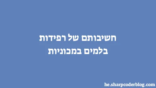 חשיבותם של רפידות בלמים במכוניות - Thumbnail