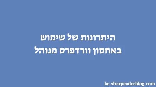 היתרונות של שימוש באחסון וורדפרס מנוהל - Thumbnail