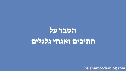 הסבר על חתיכים ואגוזי גלגלים - Thumbnail