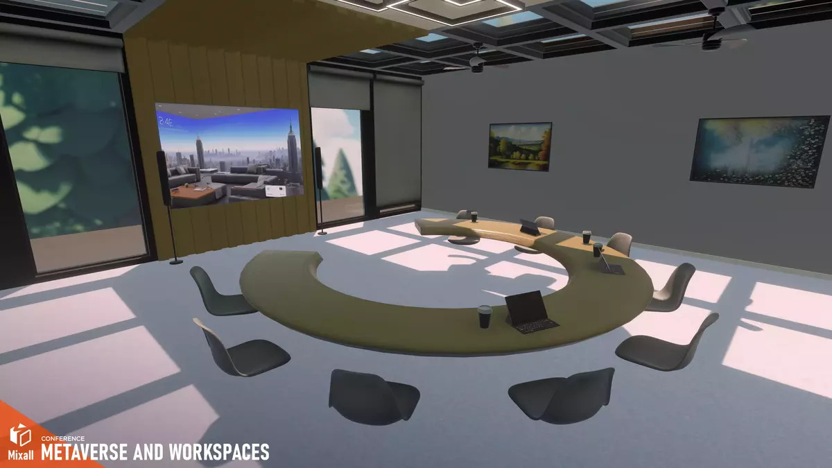 Metaverse וחללי עבודה - כנס - חבילת Unity Asset Store.
