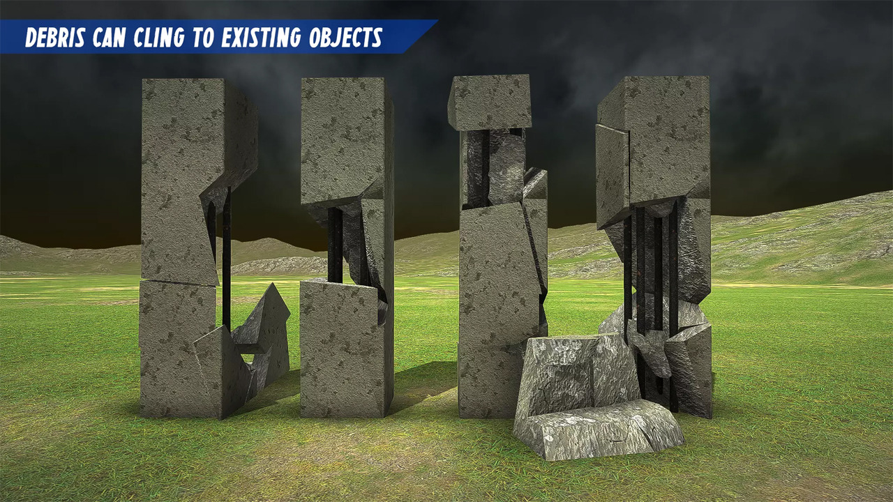 DestroyIt - מערכת הרס - חבילת Unity Asset Store.