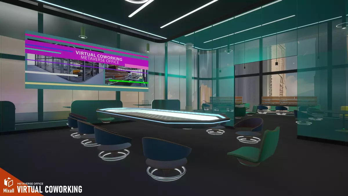 שיתוף פעולה וירטואלי - Metaverse Office - חבילת Unity Asset Store.