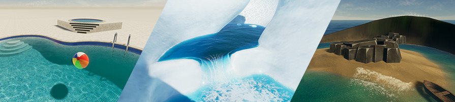 מערכת המים החדשה ב-Unity 2022 LTS ו-2023.1.