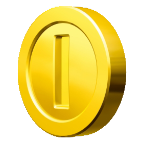 תמונה שקופה של מטבע זהב