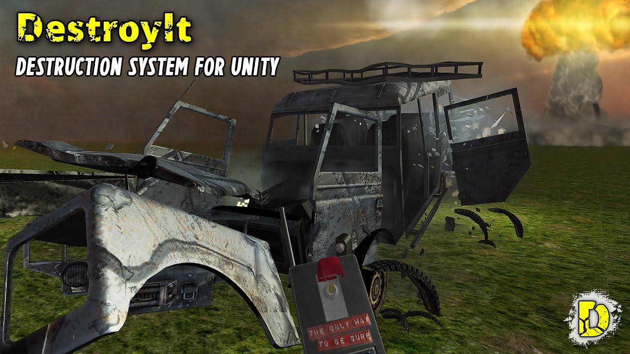 DestroyIt - מערכת הרס - חבילת Unity Asset Store.