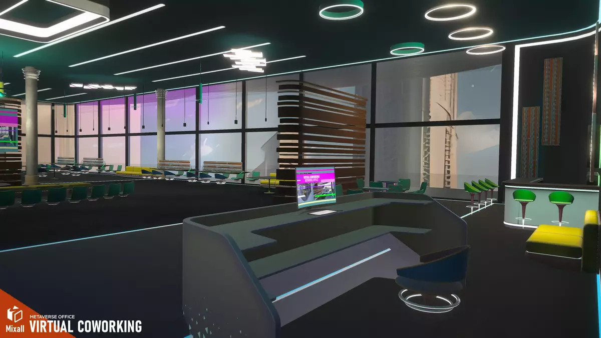 שיתוף פעולה וירטואלי - Metaverse Office - חבילת Unity Asset Store.