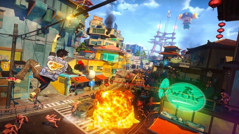 צילום מסך משחק של Sunset Overdrive