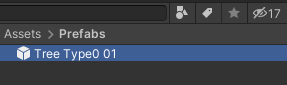 Unity Prefab Project View